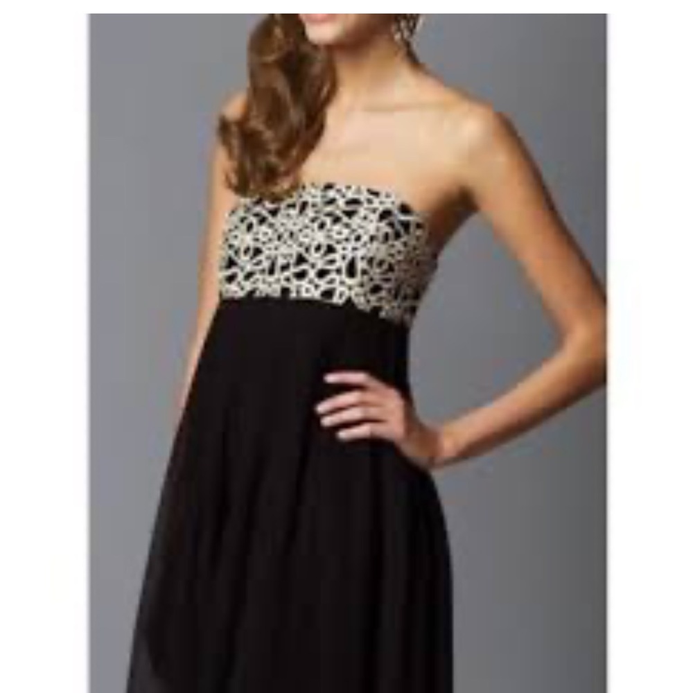Lilly Pulitzer Black and Gold Jillie LBD